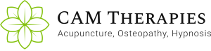CAM Therapies | Osteopath | Acupuncture | Hypnotherapy | Pain Reprocessing Therapy | Cambridge UK | Logo